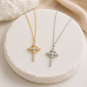 Cross Crown Necklace